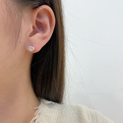 [CharmAries]Dainty Round Shape Earrings