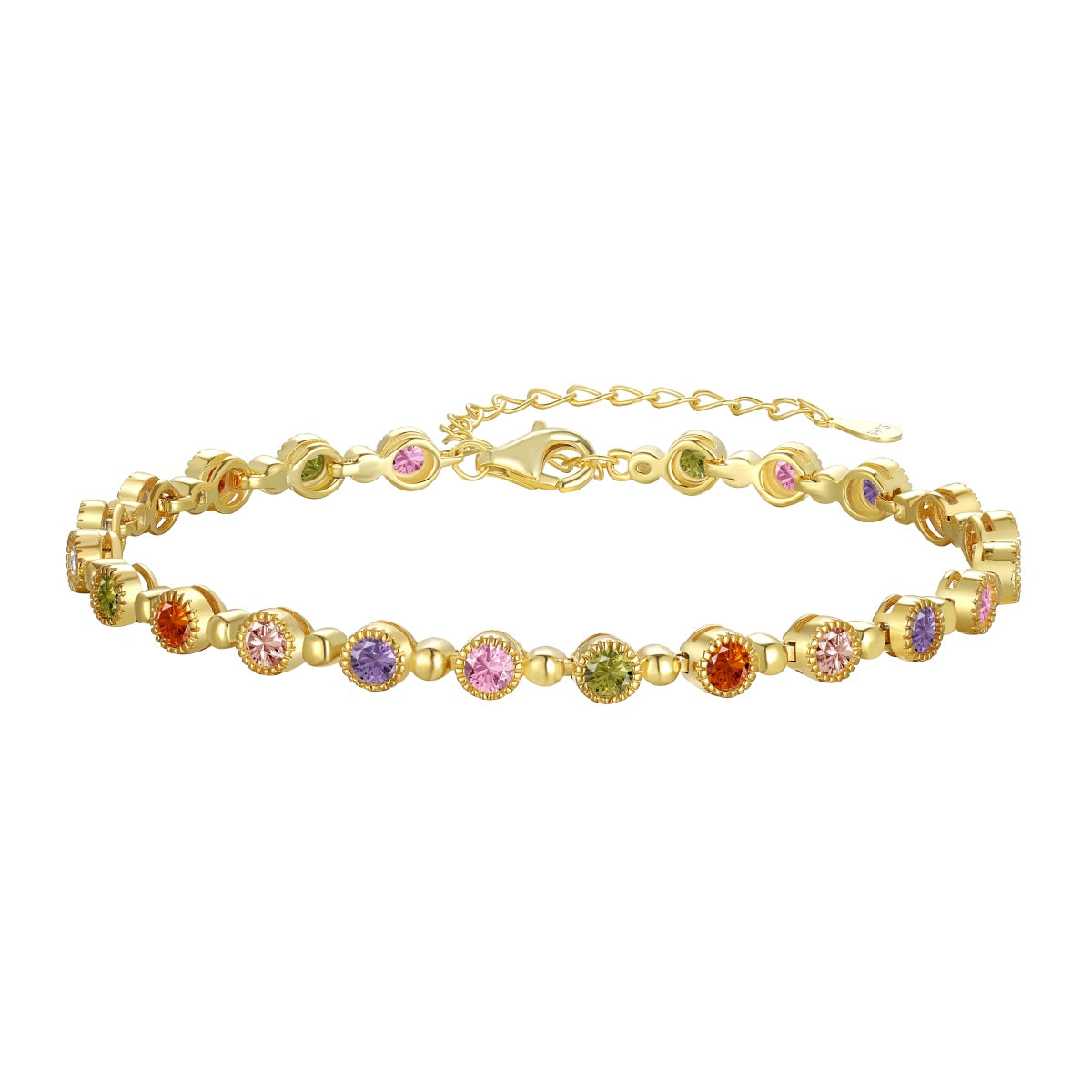 [CharmAries]Sparkling Exquisite Round Cut Party Bracelet