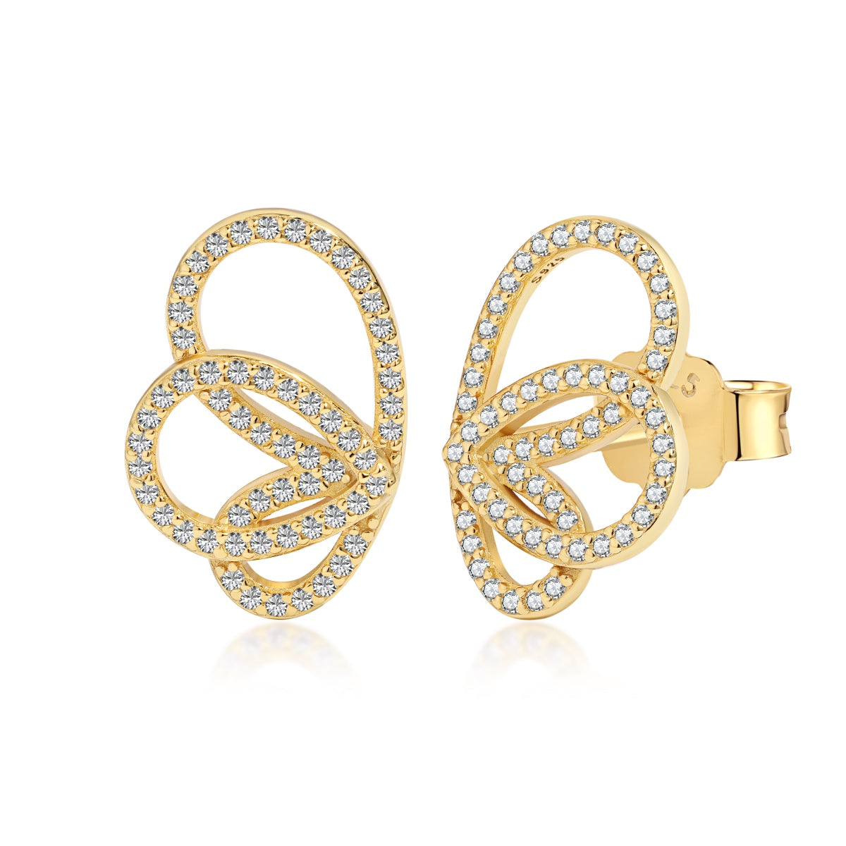 [CharmAries]Exquisite Butterfly Shape Earrings