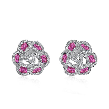 [CharmAries]Exquisite Flower Shape Daily Earrings