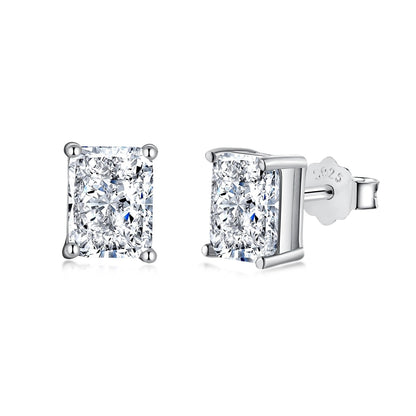 [CharmAries]Radiant Luxurious Princess Cut Daily Earrings