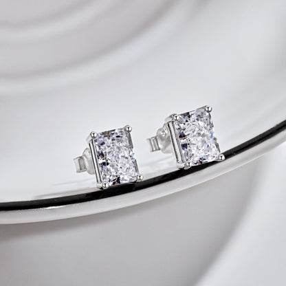 [CharmAries]Radiant Luxurious Princess Cut Daily Earrings