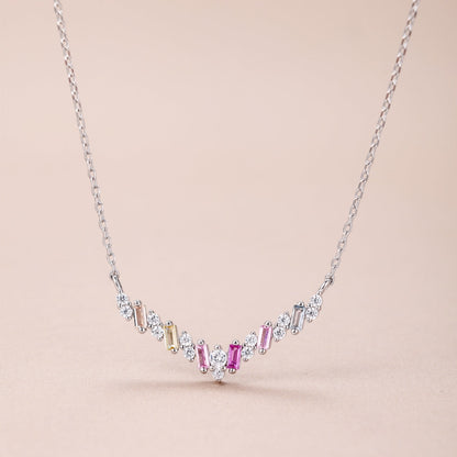 [CharmAries]Dazzling Rainbow Necklace