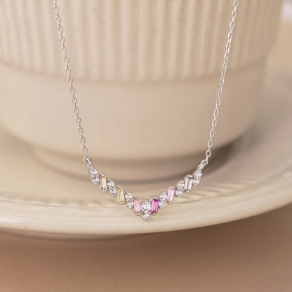 [CharmAries]Dazzling Rainbow Necklace