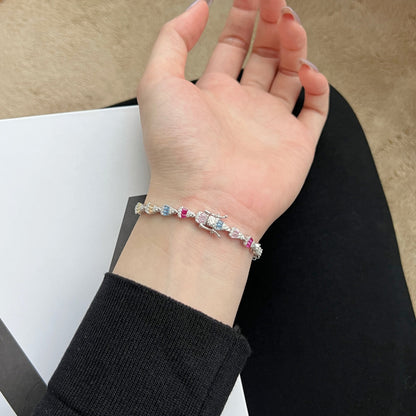 [CharmAries]Radiant Water Drop Shape Daily Bracelet