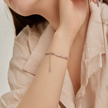 [CharmAries]Delicate Romantic Heart Shape Lover Bracelet