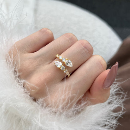 [CharmAries]Delicate Lively Snake Shape Daily Ring