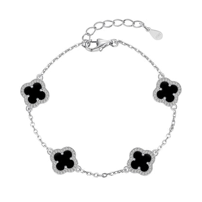 [CharmAries]Four-Leaf Clover Exquisite Bracelet