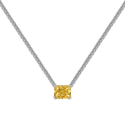 [CharmAries]4.0 Carat Elegant Radiant Cut Necklace