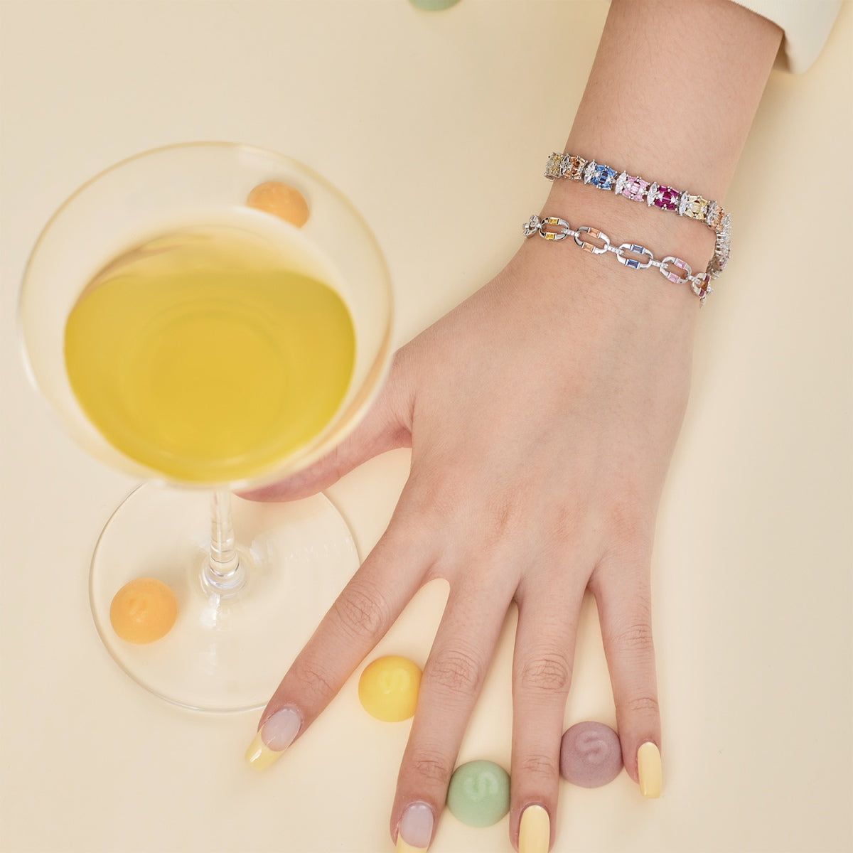 [CharmAries]Dazzling Colorful Daily Bracelet