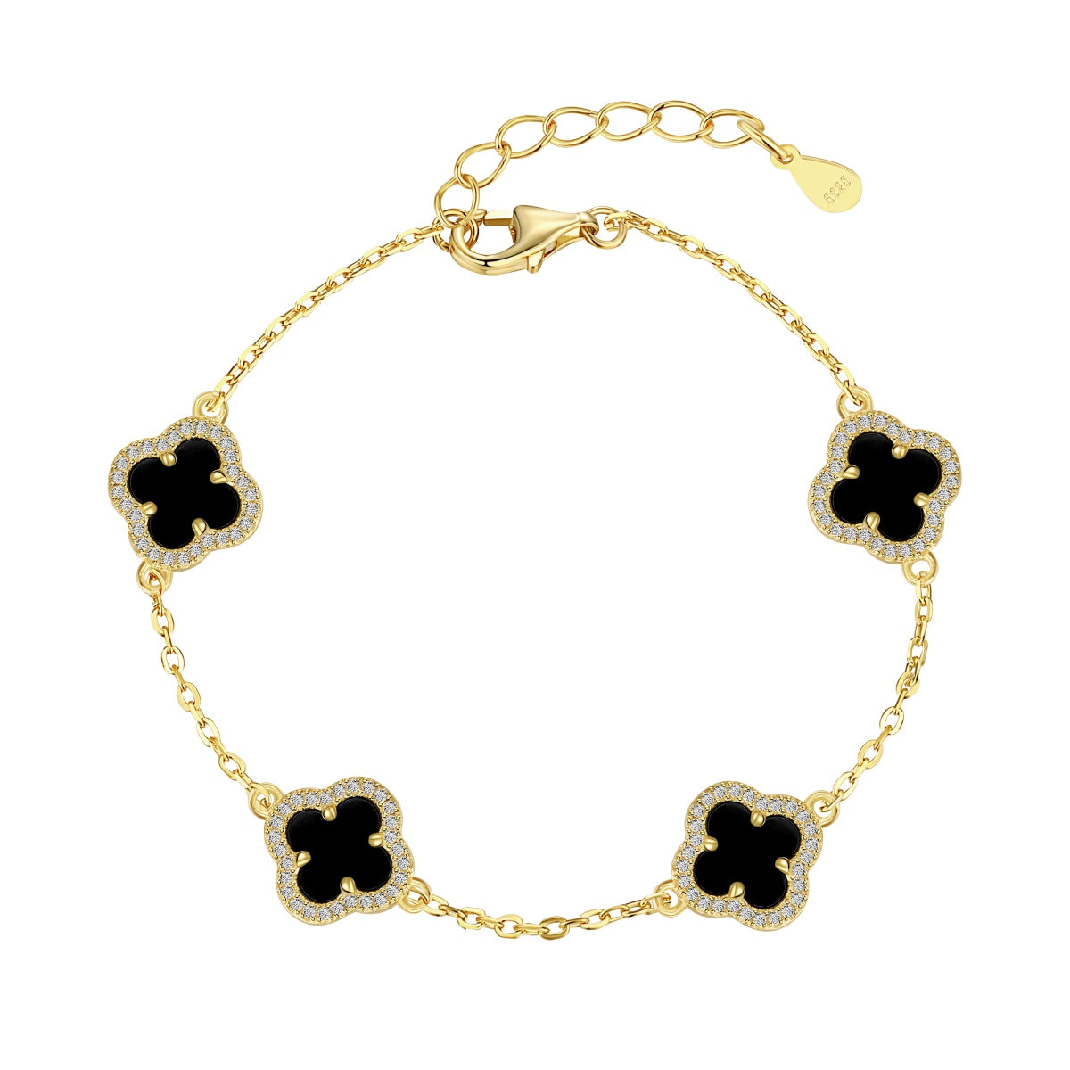 [CharmAries]Four-Leaf Clover Exquisite Bracelet