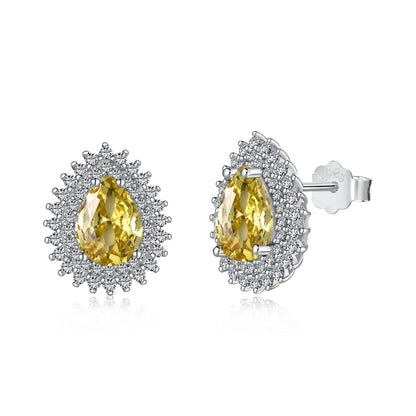 [CharmAries]Delicate Gorgeous Pear Cut Daily Earrings