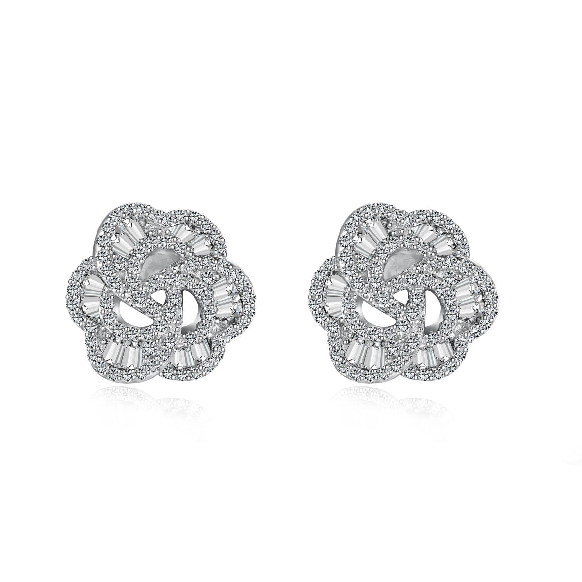 [CharmAries]Exquisite Flower Shape Daily Earrings