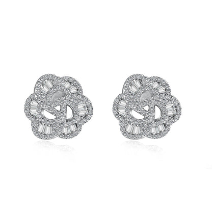 [CharmAries]Exquisite Flower Shape Daily Earrings