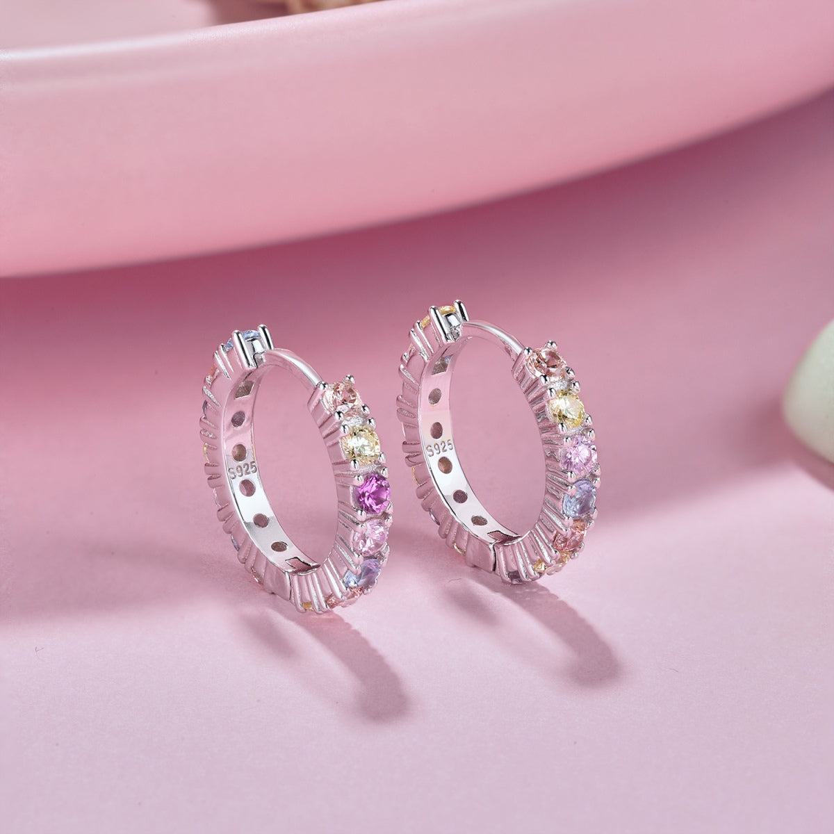 [CharmAries]Radiant Colorful Round Cut Earrings