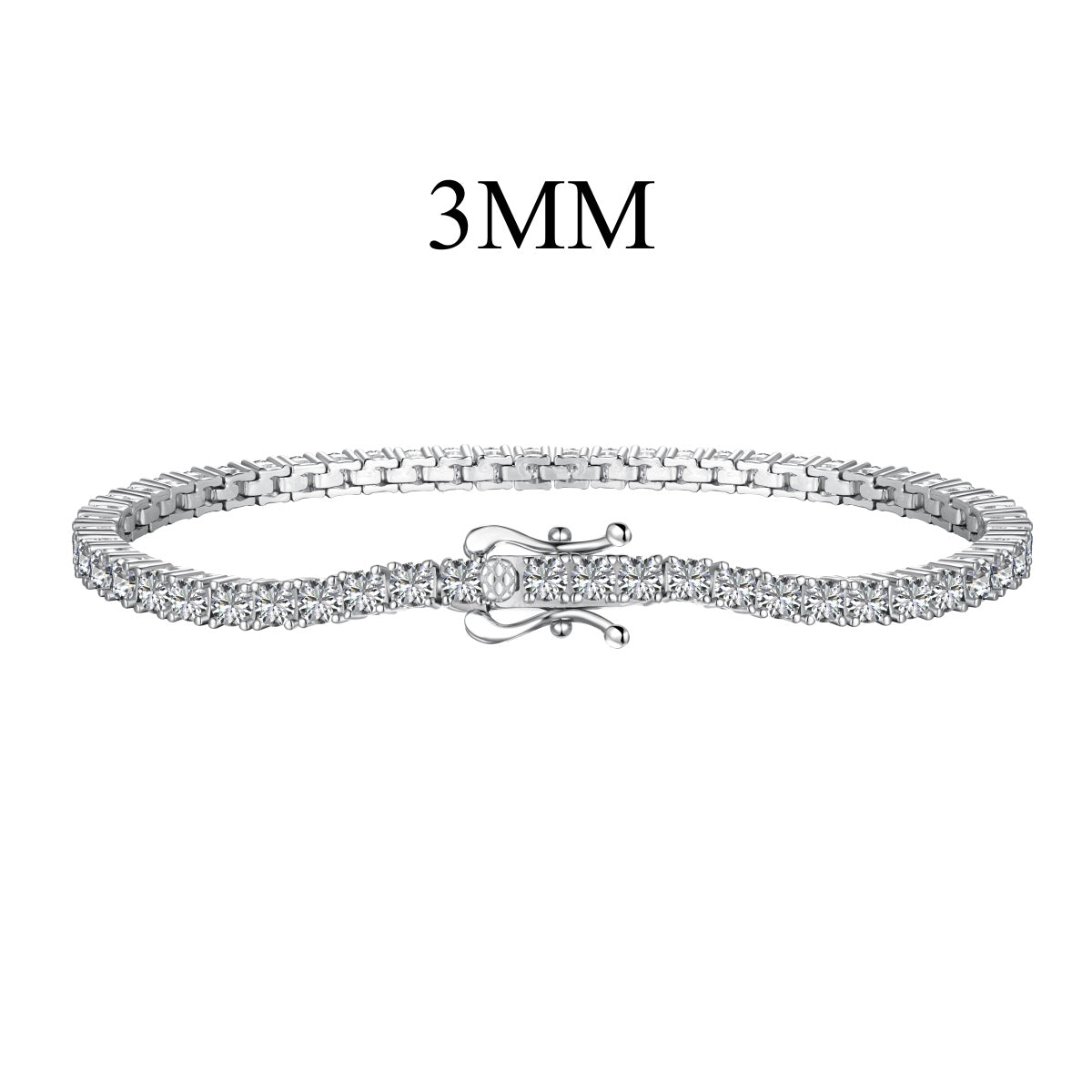 [CharmAries]Dainty Charming Round Cut Tennis Bracelet