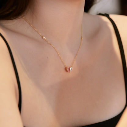 [CharmAries]Unique Heart Shape Necklace