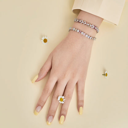 [CharmAries]Dainty Exquisite Flower Shape Daily Bracelet