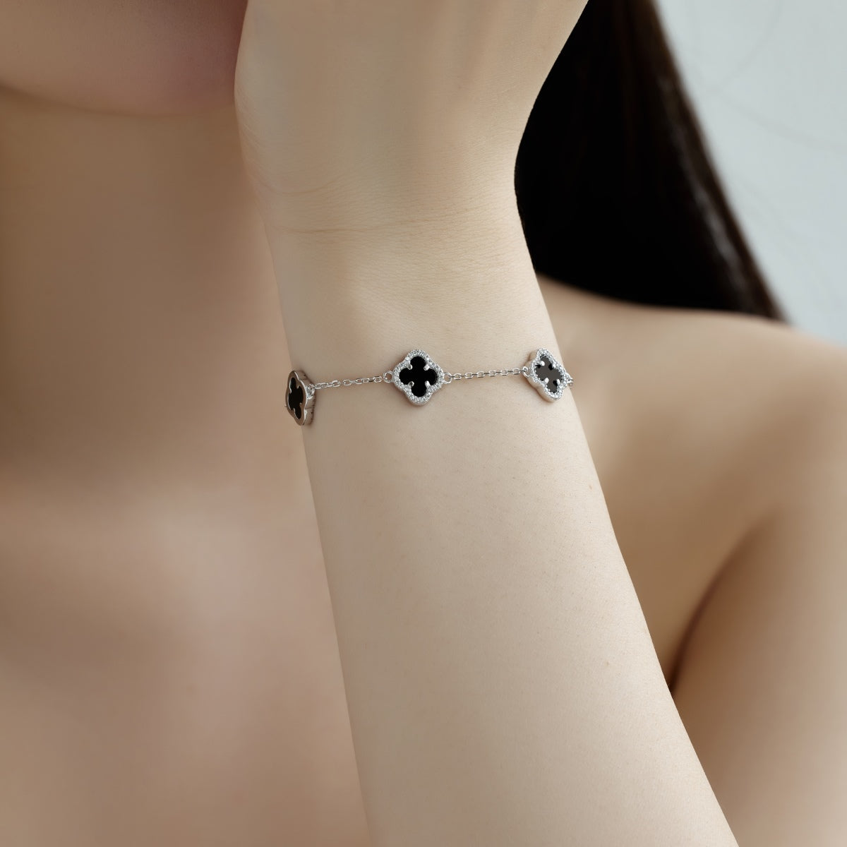 [CharmAries]Four-Leaf Clover Exquisite Bracelet