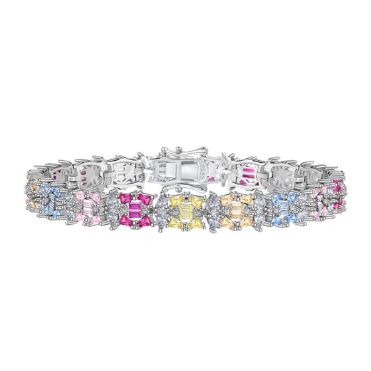 [CharmAries]Delicate Colorful Multi Cut Party Bracelet