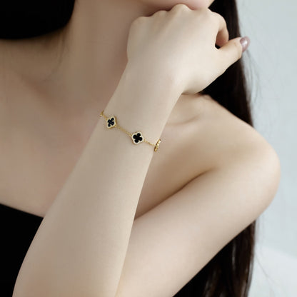 [CharmAries]Four-Leaf Clover Exquisite Bracelet