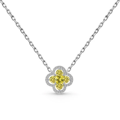 [CharmAries]Spliced Lucky Four-Leaf Clover Versatile Necklace