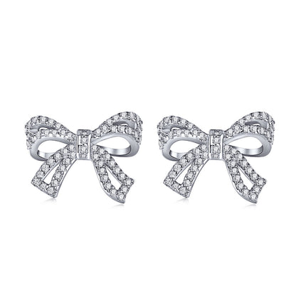 [CharmAries]Dainty Bow Shape Earrings