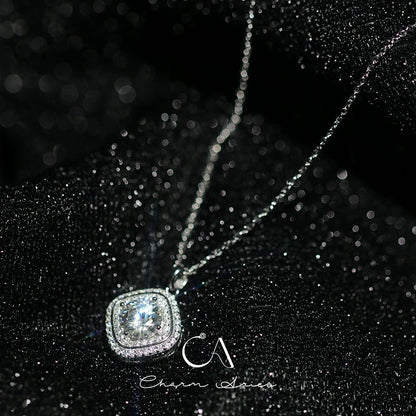 SUGAR CUBES S925 FULL DIAMOND NECKLAC