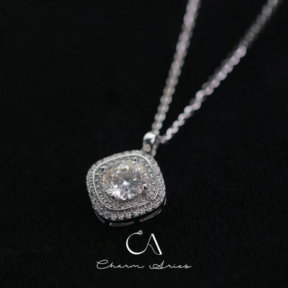 SUGAR CUBES S925 FULL DIAMOND NECKLAC