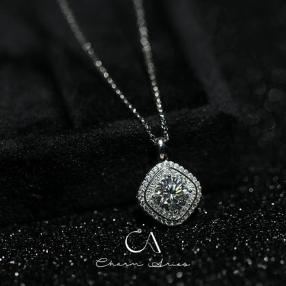 SUGAR CUBES S925 FULL DIAMOND NECKLAC