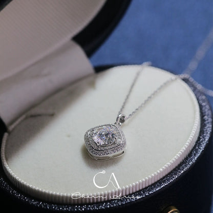 SUGAR CUBES S925 FULL DIAMOND NECKLAC